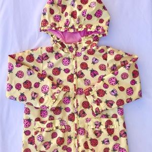 *SOLD* OshKosh Girls Ladybug Raincoat 5
